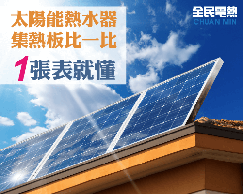 哪種太陽能集熱板比較好? 如何選擇太陽能集熱板-台中太陽能熱水器推薦