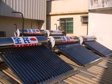 全民真空管太陽能熱水器 CS-1400-大里太陽能熱水器推薦