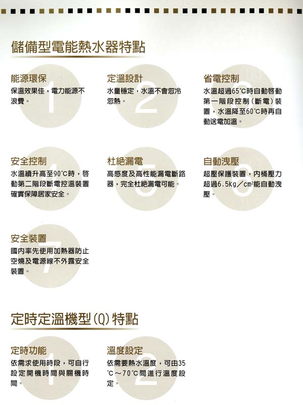儲備型電能熱水器特點-台中電熱水器推薦